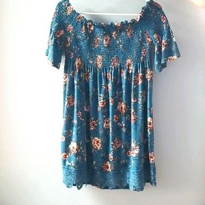 Xhileration off/on Shoulder Sundress L